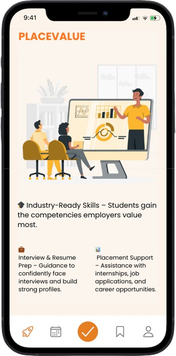 iPhone app
            delivery screen